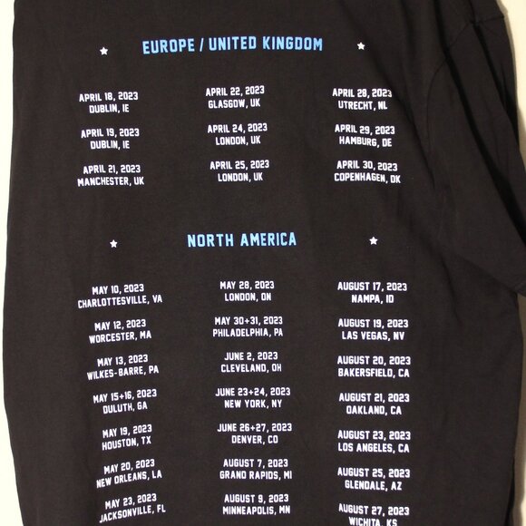 Zach Bryan "Burn Burn Burn" Tour T-shirt (Size Large) - Picture 2 of 4